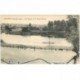 carte postale ancienne 80 PERONNE. Pêcheur sur les Etangs de la Haute-Somme
