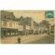 80 PICQUIGNY. Place du Marché Tabac Epicerie. Carte toilée 1910