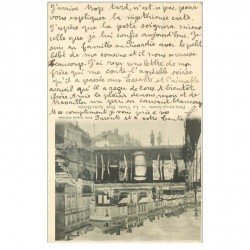 carte postale ancienne 80 POIX-DE-LA-SOMME. Vieux Pont Saint-Martin 1902