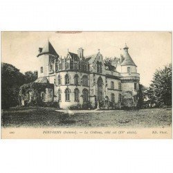 carte postale ancienne 80 PONT REMY. Le Château 1919