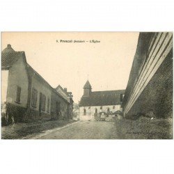 carte postale ancienne 80 PROUZEL. L'Eglise