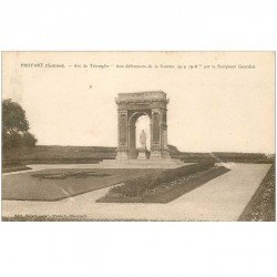 carte postale ancienne 80 PROYART. Arc de Triomphe aux Défenseurs de la Somme par Gourdon