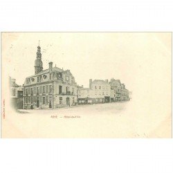 carte postale ancienne 80 ROYE. 1901 Hôtel de Ville