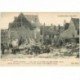 carte postale ancienne 80 ROYE. Ruines d'un coin de la Ville animation