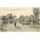 carte postale ancienne 80 ROYE. Ruines Pont sur l'Avre et Rue de Paris
