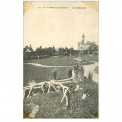 carte postale ancienne 80 SAINS-EN-AMIENOIS. La Roseraie 1915