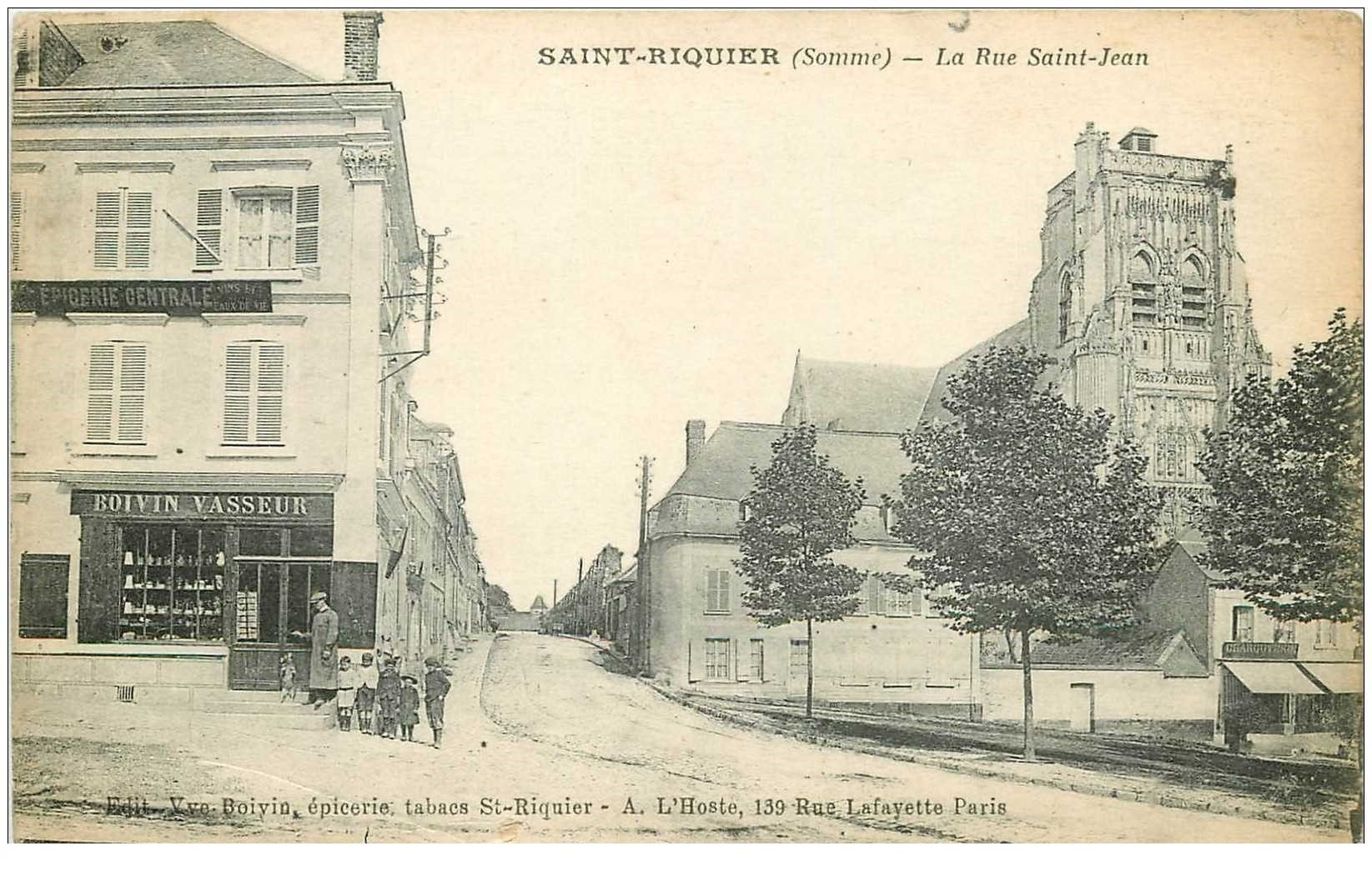 80 SAINT-RIQUIER. Rue Saint-Jean Epicerie Centrale Boivin