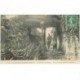 carte postale ancienne 80 TILLOLOY. Une Tranchée dans le Château avec Soldat 1916