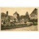 carte postale ancienne 80 VALLOIRES. Cour d'Honneur et Communs