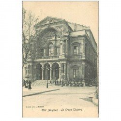carte postale ancienne 84 AVIGNON. Le Grand Théâtre