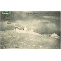 carte postale ancienne 84 LE MONT VENTOUX. Terrasse de l'Observatoire 1910