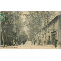 carte postale ancienne 84 PERTUIS. Avenue Pecout Menuiserie Ebénisterie