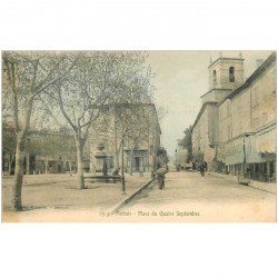 84 PERTUIS. Place du Quatre Septembre 1906 Brasserie Buvette et Tabac