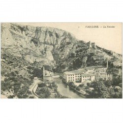 carte postale ancienne 84 VAUCLUSE. La Fontaine