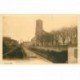 carte postale ancienne 85 CHAILLE-LES-MARAIS. L'Eglise prise du Rocher 1939