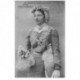 carte postale ancienne 85 CHAMBRETAUD. La Mariée en costume traditionnel 1905 étude de Coiffe et sa légende