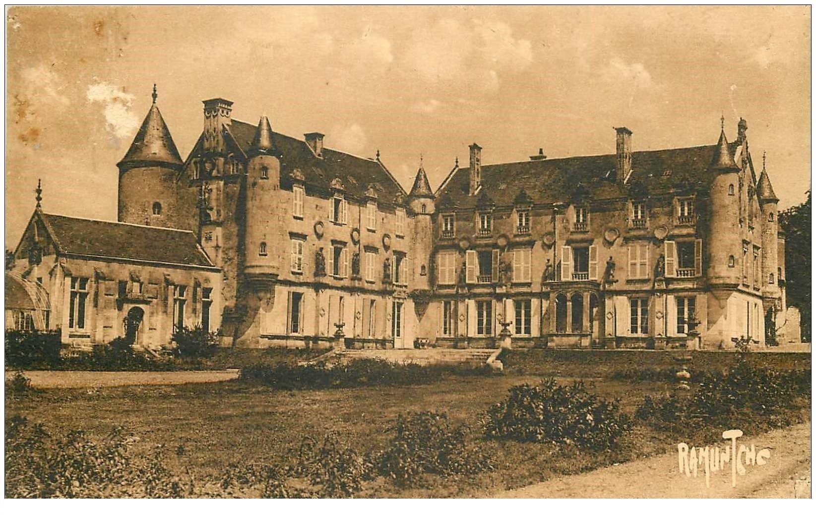 carte postale ancienne 85 FONTENAY LE COMTE 1933. Le Château de Terre-Neuve. Edition Bergevin