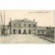 carte postale ancienne 85 FONTENAY LE COMTE. La Gare. Pour Montreuil 1919