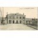carte postale ancienne 85 FONTENAY LE COMTE. La Gare. Pour Montreuil 1919