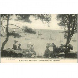 85 ILE DE NOIRMOUTIER. . Coin de Sous Bois pour des Dames 1912