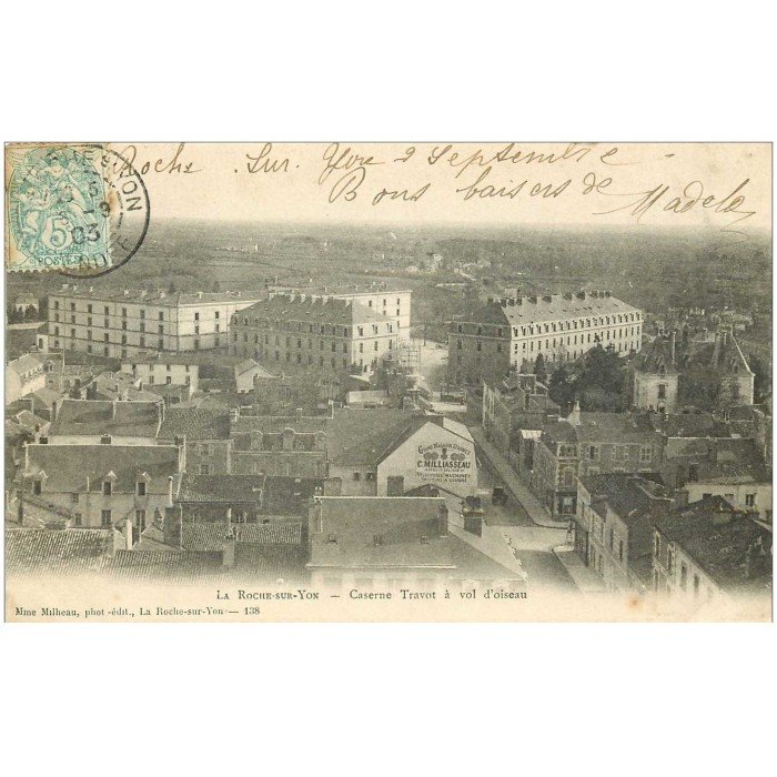 Carte Postale Ancienne Trèves - Caserne Goeben - Hazaret De Réserve 7 - 1915 - Original