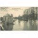 carte postale ancienne 85 LA ROCHE SUR YON. La Crue de l'Yon en 1906. Carte déliassée