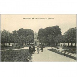 carte postale ancienne 85 LA ROCHE SUR YON. Le Presbytère Place Gouvion