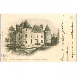 carte postale ancienne 85 LES MOUTIERS LES MAUXFAITS. Château de la Cantaudière 1901