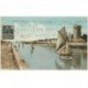 carte postale ancienne 85 LES SABLES D'OLONNE. Chenal et Tour Arundel 1931 arrivée Barques de Pêcheurs