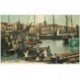 carte postale ancienne 85 LES SABLES D'OLONNE. Embarquement pour la Chaume Marins Marine Militaire 1910