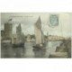 carte postale ancienne 85 LES SABLES D'OLONNE. Entrée des Thonniers dans le Port 1905. Métiers de la Mer