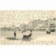 carte postale ancienne 85 LES SABLES D'OLONNE. La Plage avec Femmes assises 1905