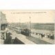 carte postale ancienne 85 LES SABLES D'OLONNE. La Plage avec Tramway électrique