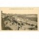 carte postale ancienne 85 LES SABLES D'OLONNE. La Plage et Cabine Bar Cinzano