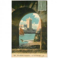 carte postale ancienne 85 LES SABLES D'OLONNE. La Tour Arundel 1924