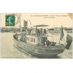 85 LES SABLES D'OLONNE. Le Bateau Ville de Paimboeuf 1911