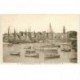 carte postale ancienne 85 LES SABLES D'OLONNE. Le Port vers la Chaume 1935 Barques et Bateaux de Pêcheurs