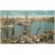 carte postale ancienne 85 LES SABLES D'OLONNE. Le Port vue sur les Barques de Pêcheurs
