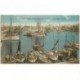 carte postale ancienne 85 LES SABLES D'OLONNE. Le Port vue sur les Barques de Pêcheurs