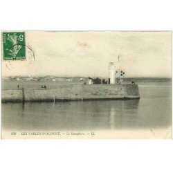 carte postale ancienne 85 LES SABLES D'OLONNE. Le Sémaphore 1912