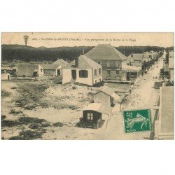 carte postale ancienne 85 SAINT JEAN DE MONTS. Route de la Plage 1912