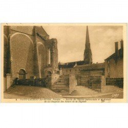 carte postale ancienne 85 SAINT LAURENT SUR SEVRE. Clocher Chapelle et Eglise