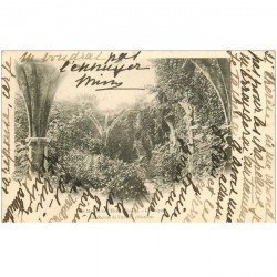carte postale ancienne 85 SAINT MICHEL EN L'HERM. L'Abbaye 1902