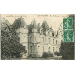 carte postale ancienne 85 SIGOURNAIS. Le Château de Launay 1916