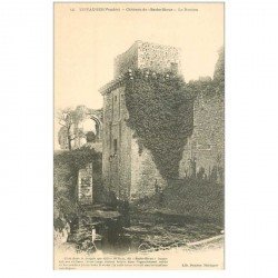 carte postale ancienne 85 TIFFAUGES. Château de Gilles de Retz dit Barbe Bleue le Donjonvers 1900