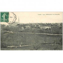 carte postale ancienne 85 TIFFAUGES. Vallée de la Sèvre le Village 1910