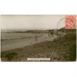 AFRIQUE DU SUD. A favourite spot at Humewood 1917. Carte photo émaillographie