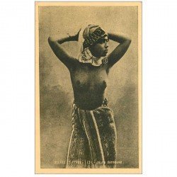 carte postale ancienne ALGERIE. Jeune Danseuse aux seins nus