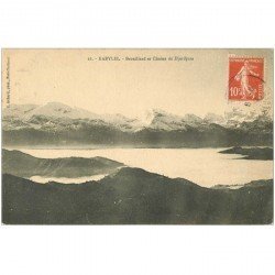 carte postale ancienne Algérie. KABYLIE. Brouillard et Chaîne du Djurdjua 1912