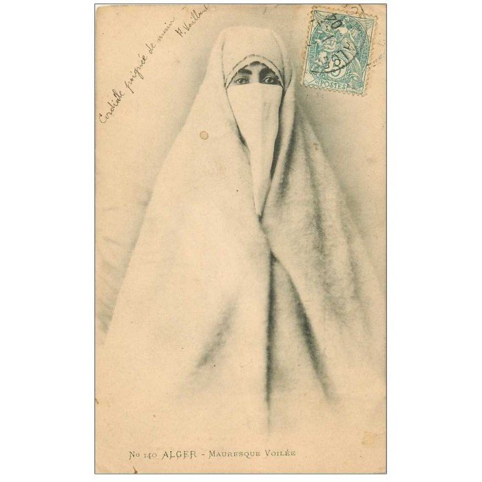 Femme mauresque danseuse algérienne Tima Mongin Setif Algerie Photo CDV